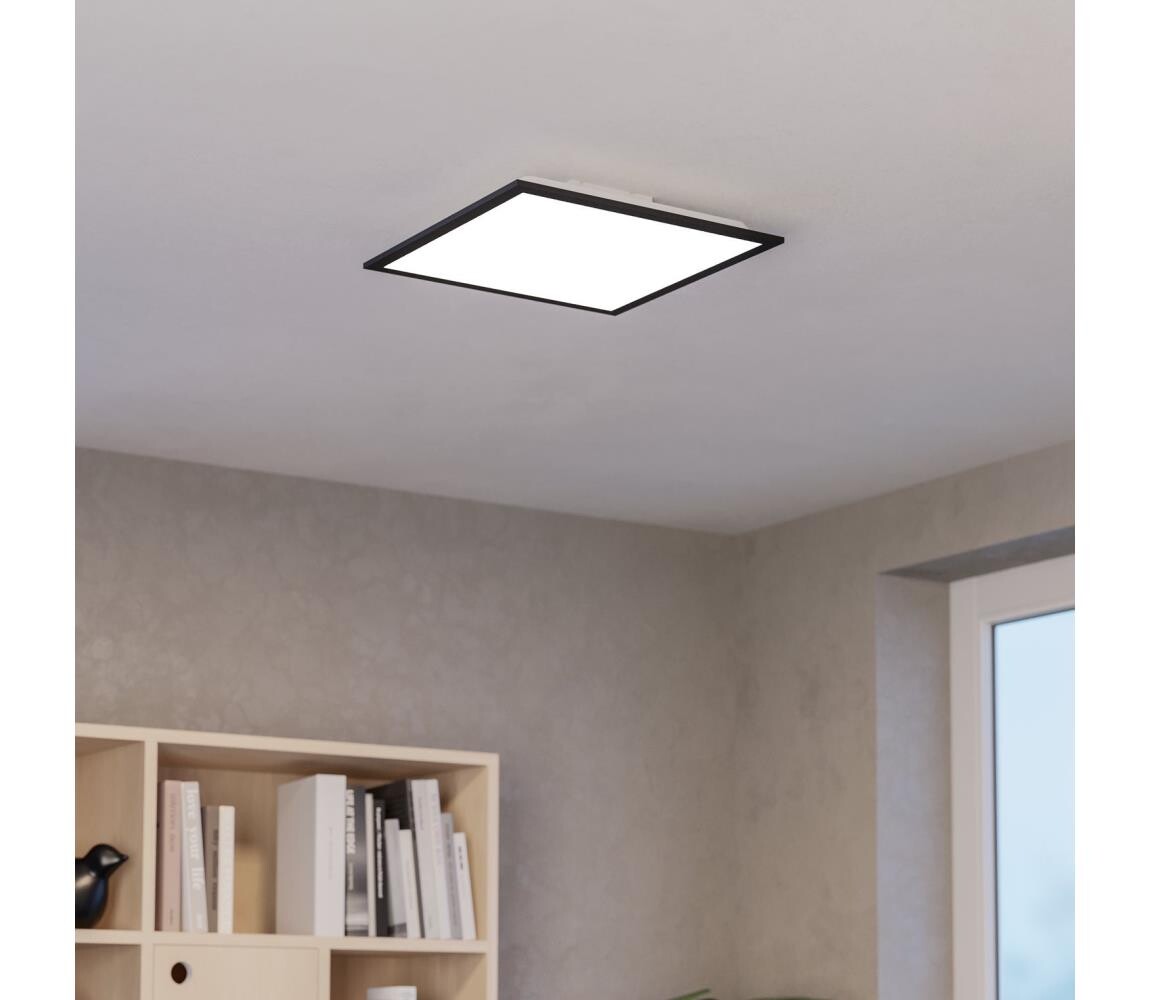 Eglo 901506-LED RGBW Stm. strop. svítidlo MORADILLO-Z LED/19W/230V 40x40cm černá 901506