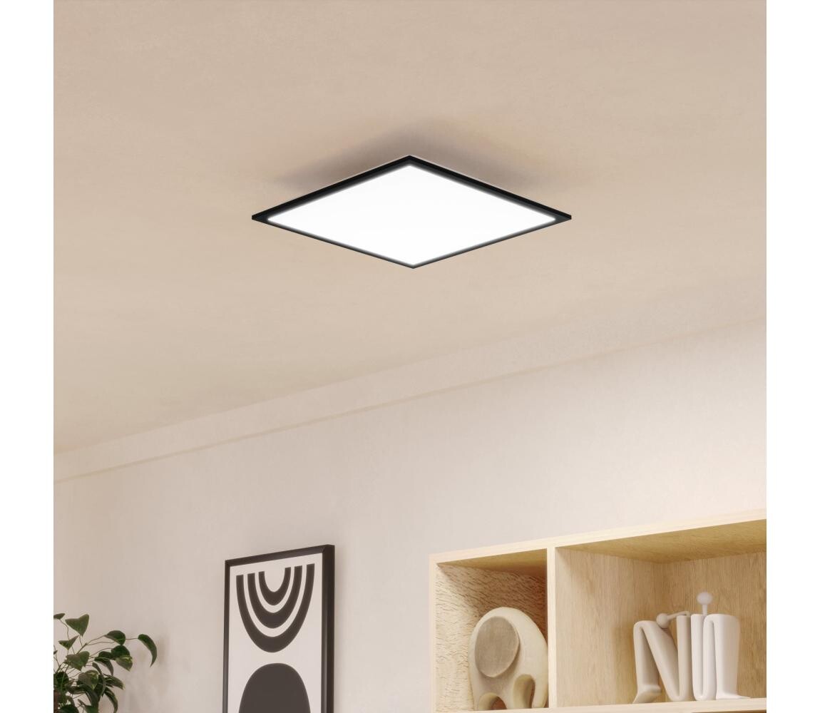 Eglo 902369 - LED Stropní svítidlo MORADILLO LED/18,8W/230V 40x40 cm černá 902369