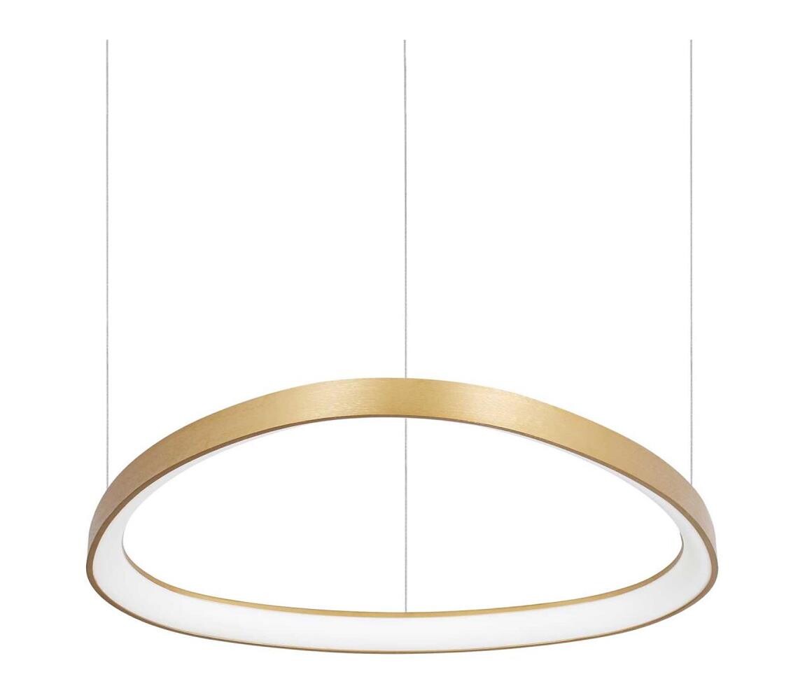 Ideal Lux - LED Lustr na lanku GEMINI LED/48W/230V pr. 61 cm CRI 90 zlatá 269832