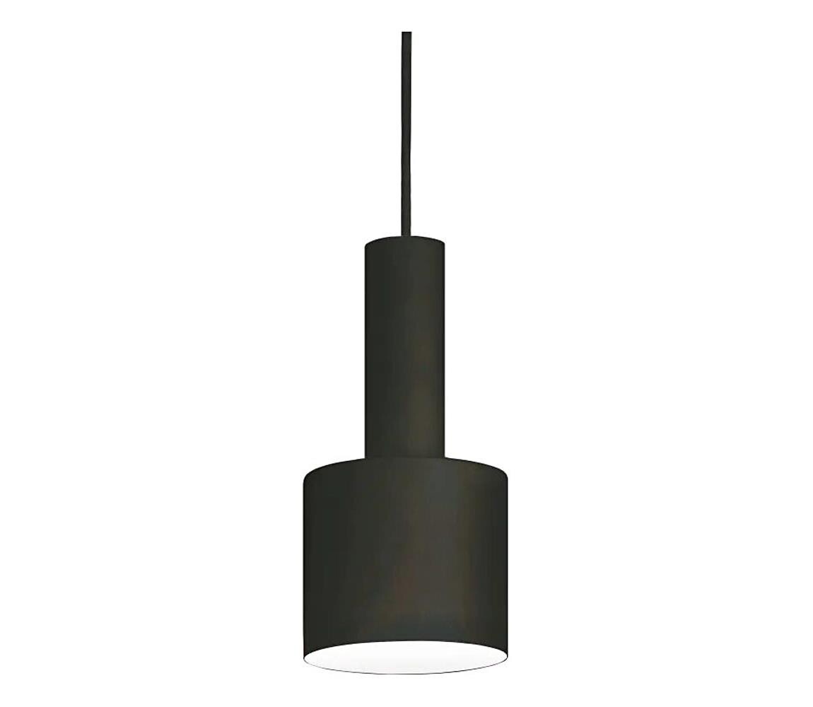 Ideal Lux - Lustr na lanku HOLLY 1xE27/60W/230V pr. 12 cm černá 231563