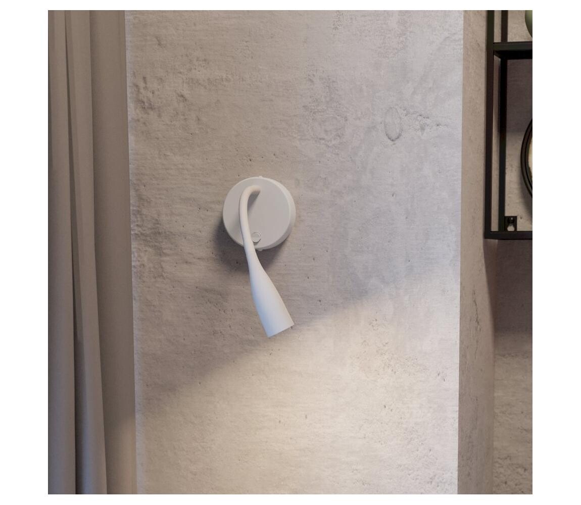 Eglo 901819 - LED Flexibilní nástěnná lampa OLIVANDINO LED/3,8W/230V bílá 901819