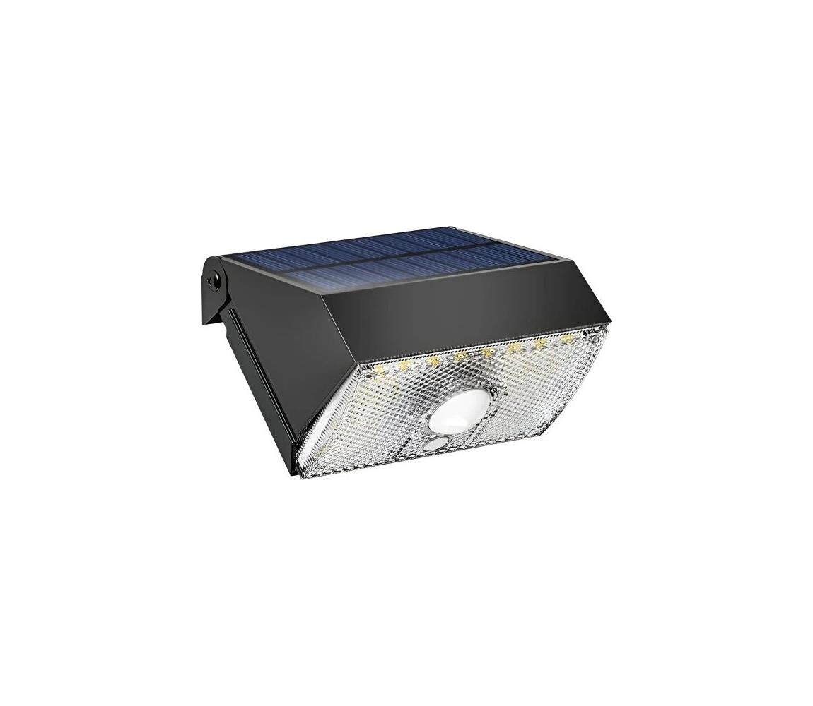 Viking - LED Solární nástěnné svítidlo se sen LED/3,7V IP54 3000/4000K VSR11
