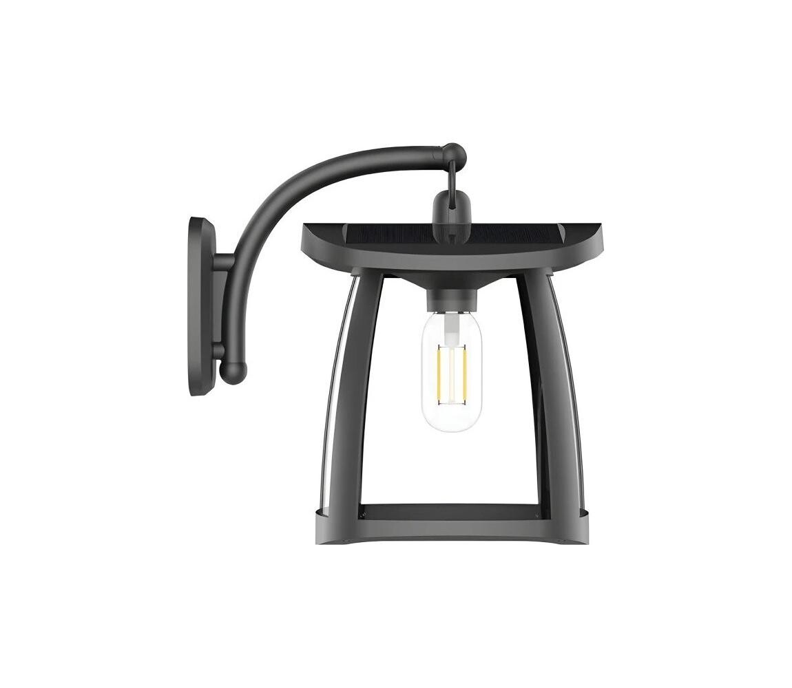 Viking - LED Stm. solární nástěnné svítidlo LED/2W/3,7V IP54 4000K 2000 mAh VSR10W