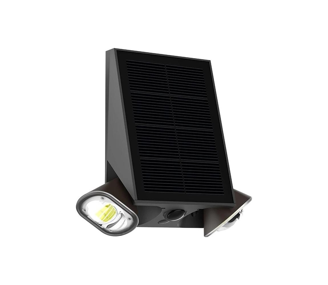 Viking - LED Stm. solární nástěnné svítidlo se senzorem LED/1,3W/3,7V IP44 4000K VSR39