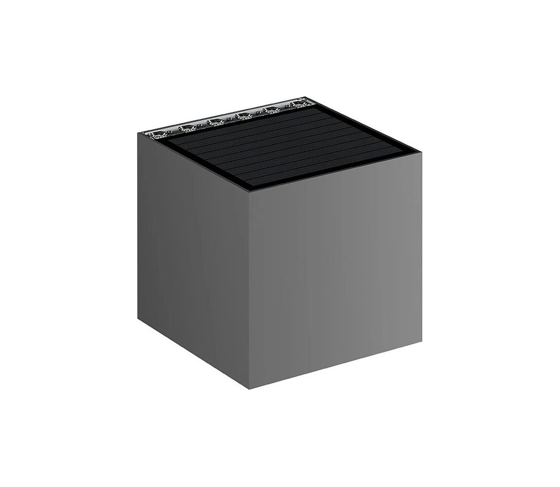 Viking - LED Stm. solární nástěnné svítidlo LED/1W/3,7V IP54 4000K 2000 mAh VSR32