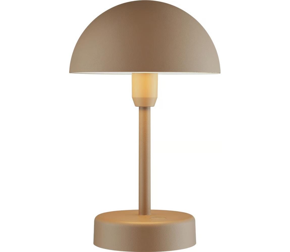 Nordlux - LED Stm nabíjecí venkovní stolní lampa ELLEN LED/2,8W/3,7V IP44 hnědá 2418015018
