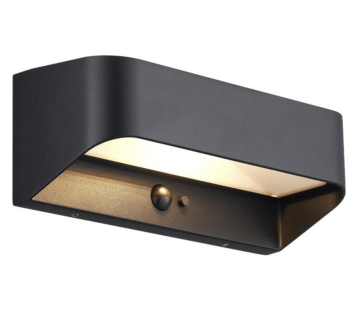 Nordlux - LED Solární svítidlo se senzorem MARCELLIO LED/5W/5V IP54 černá 2618001003