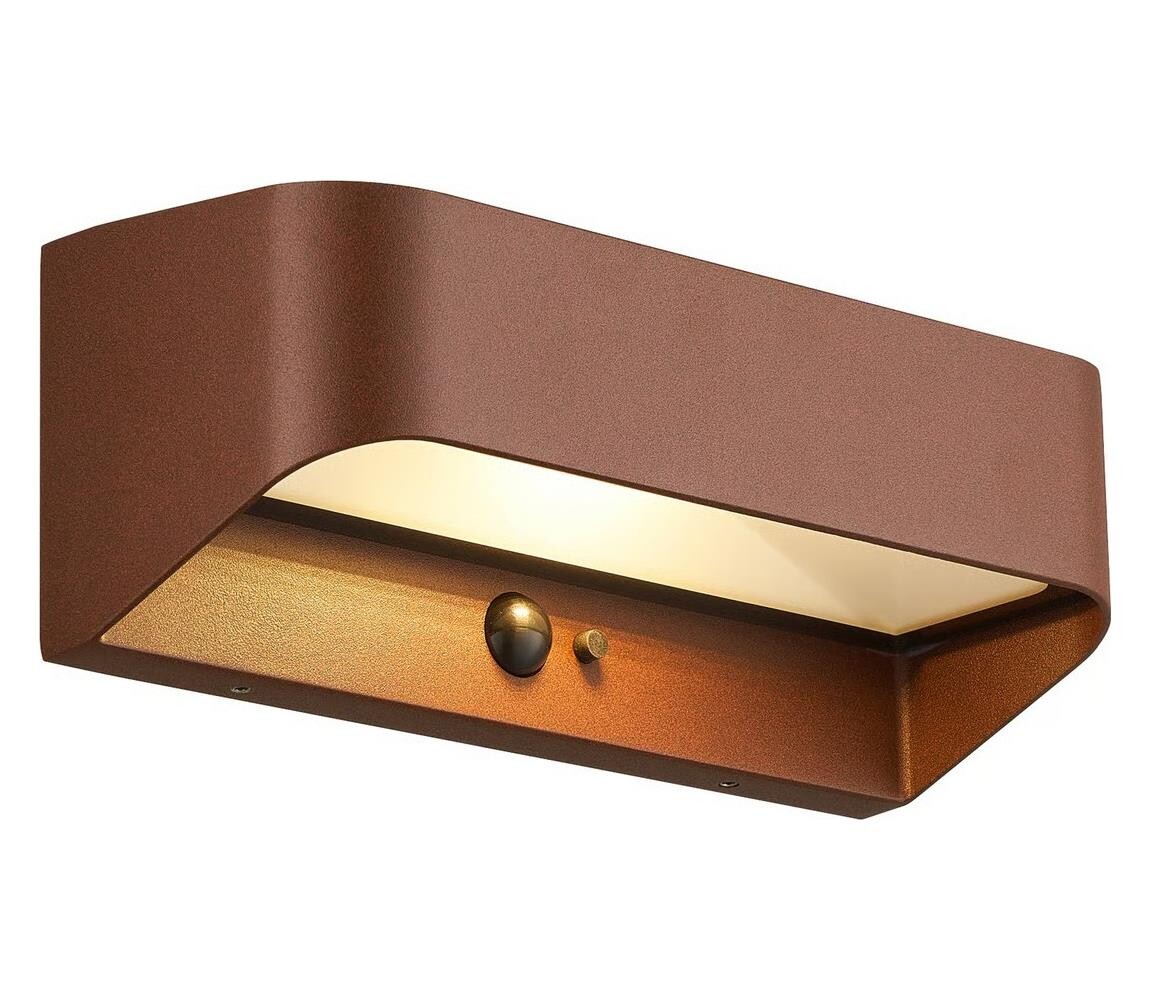 Nordlux - LED Solární svítidlo se senzorem MARCELLIO LED/5W/5V IP54 hnědá 2618001018