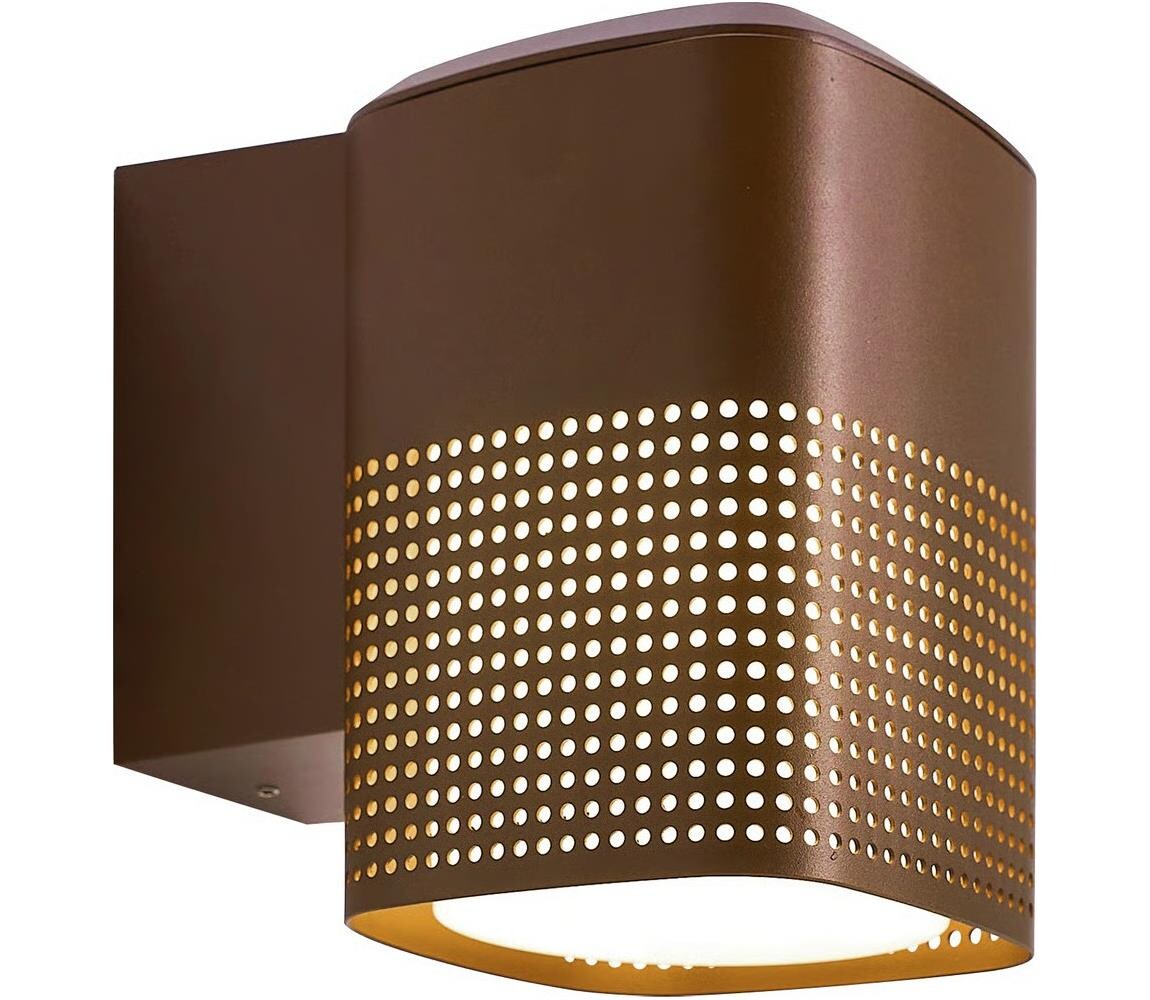 Nordlux - Venkovní nástěnné svítidlo SIDARA 1xE27/15W/230V IP54 hnědá 2618421218