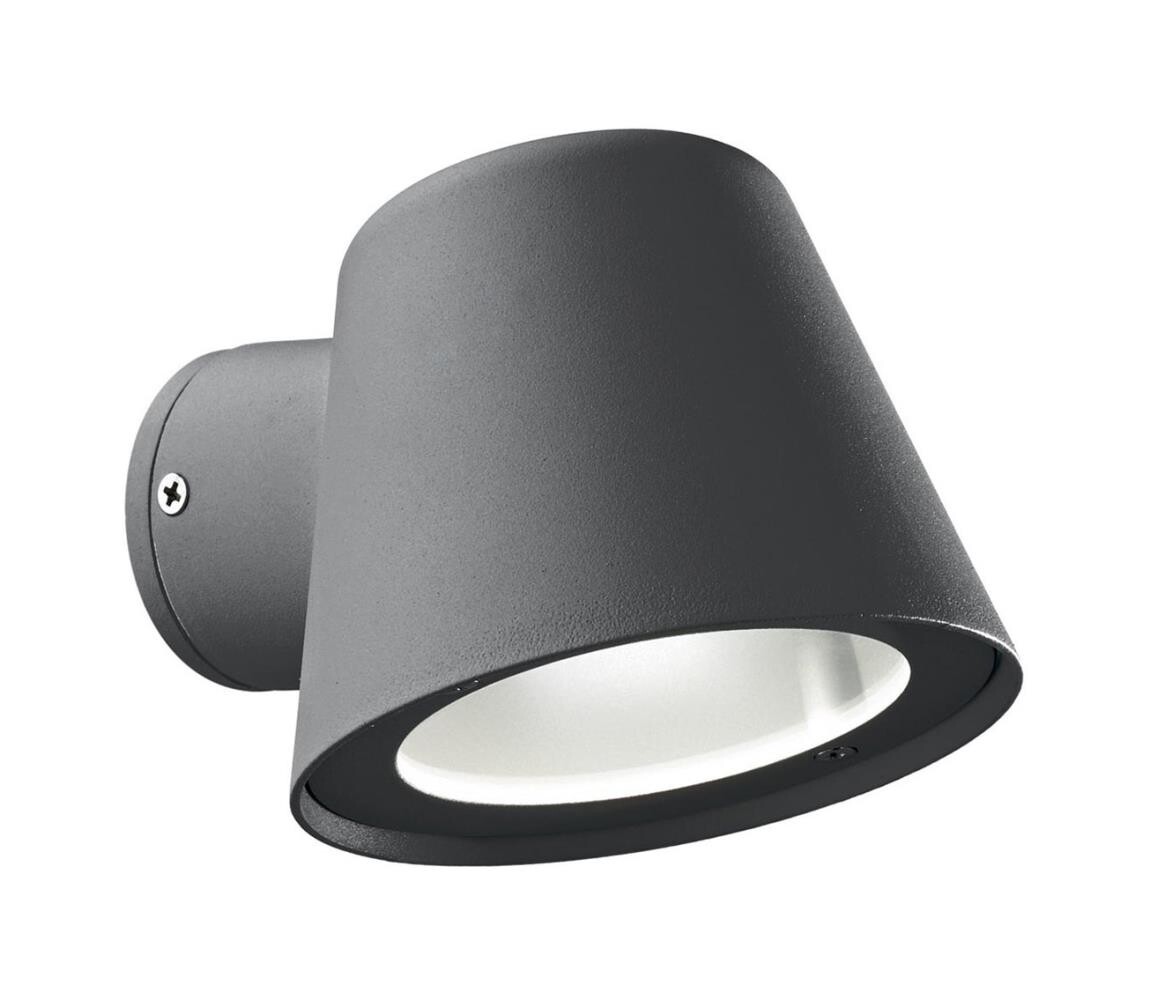 Ideal Lux - Venkovní nástěnné svítidlo 1xGU10/35W/230V IP43 antracit 91525