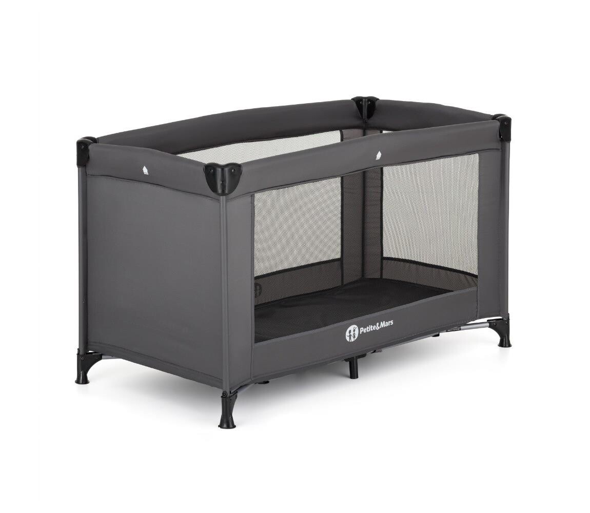 PETITE&MARS - Cestovní postýlka KOOT Lite Dark Grey 918465