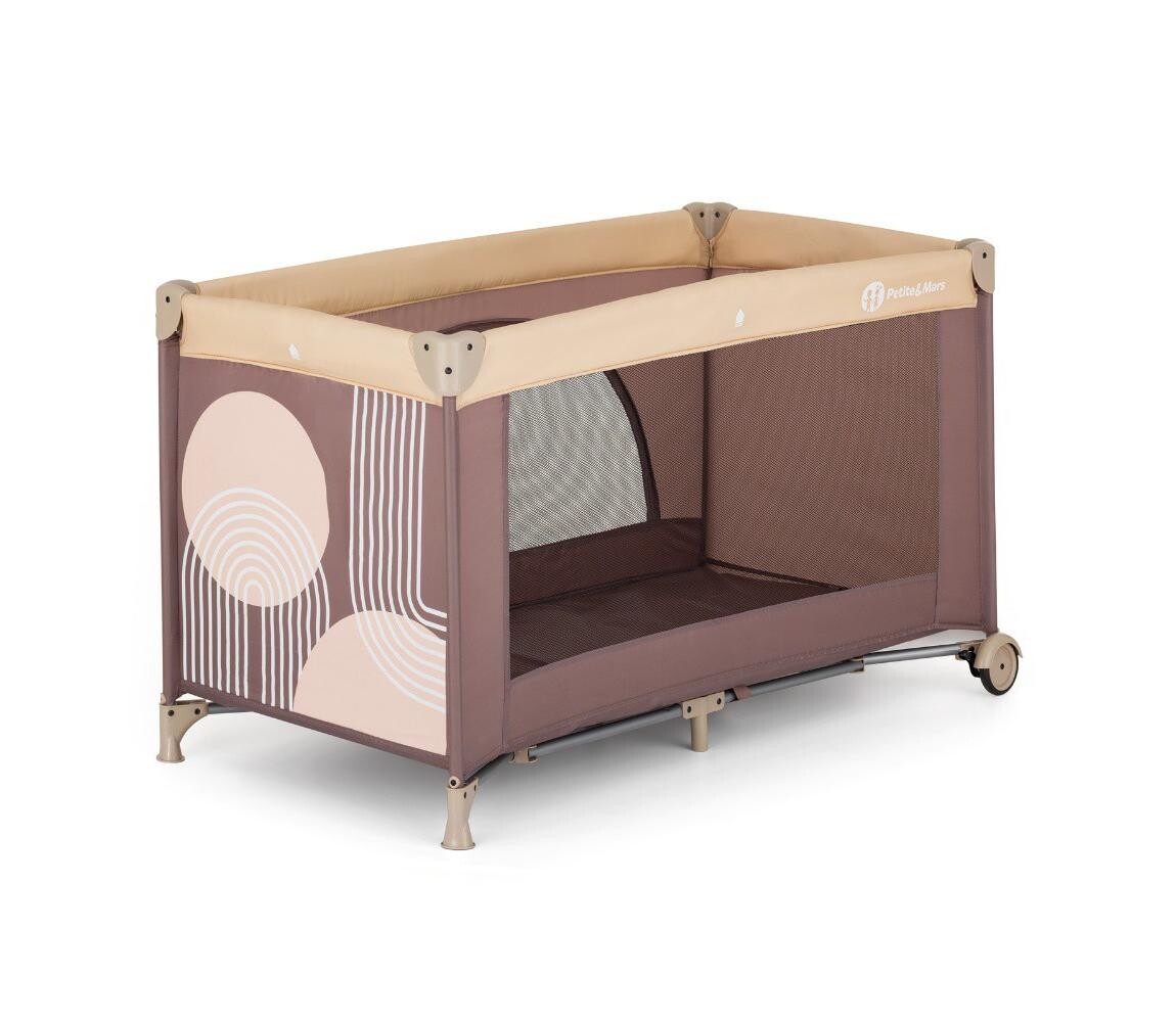 PETITE&MARS - Cestovní postýlka NYJA Elegant Dreamlines Mocha 923487