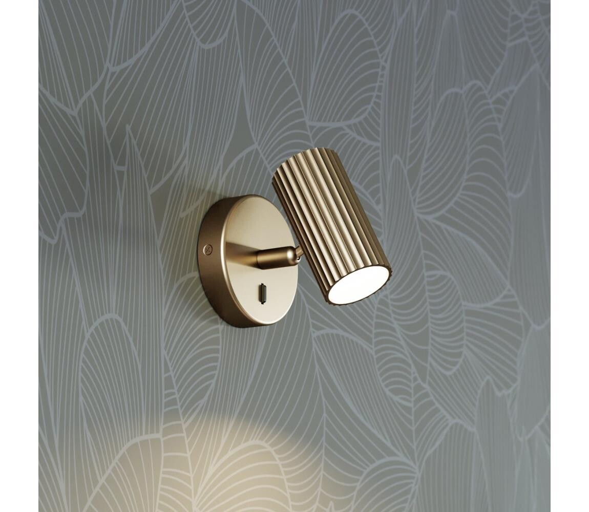 Eglo 902033 - Nástěnné bodové svítidlo PORTILLO 1xGU10/5W/230V zlatá 902033