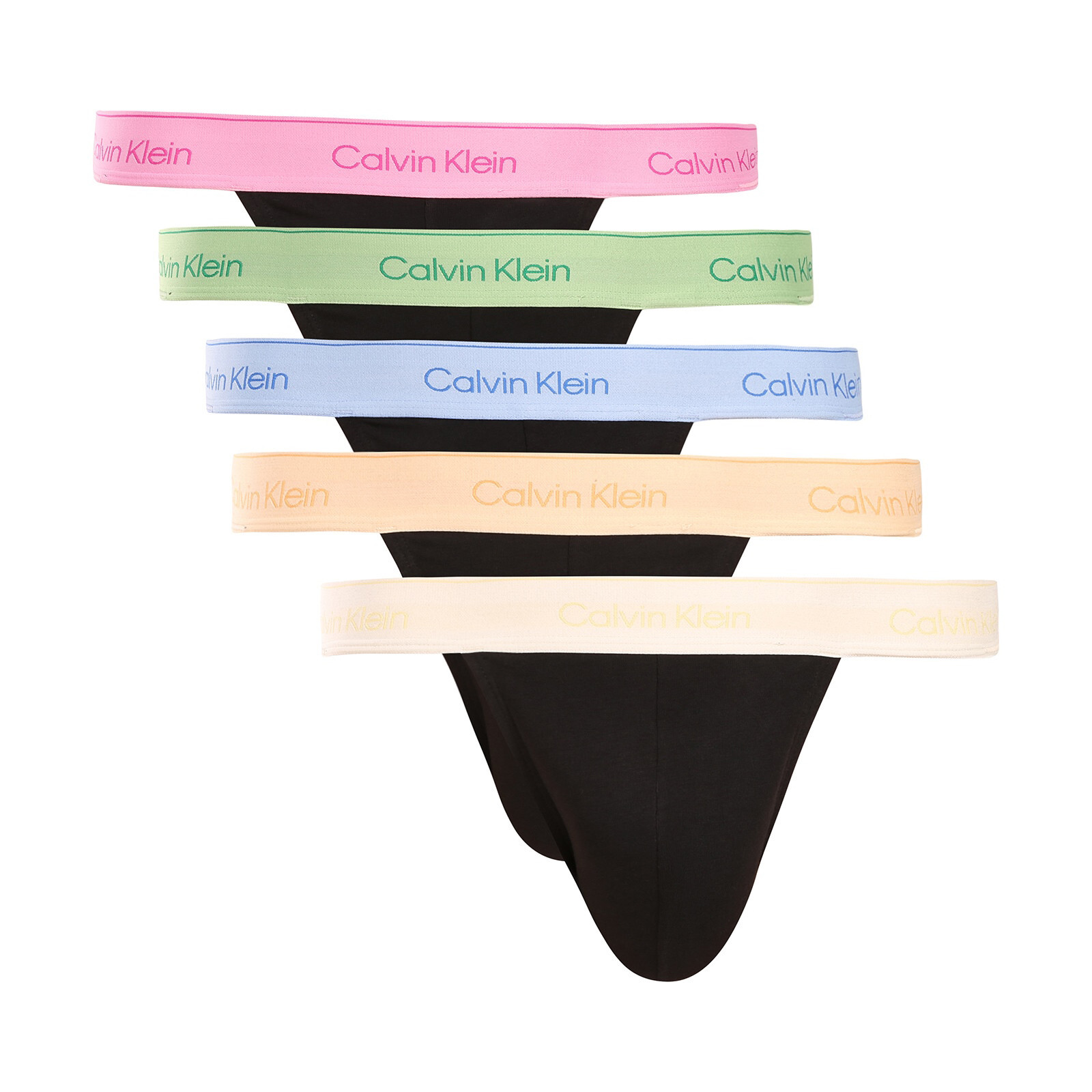 5PACK pánské jocksy Calvin Klein vícebarevné (NB4548-4X4) S