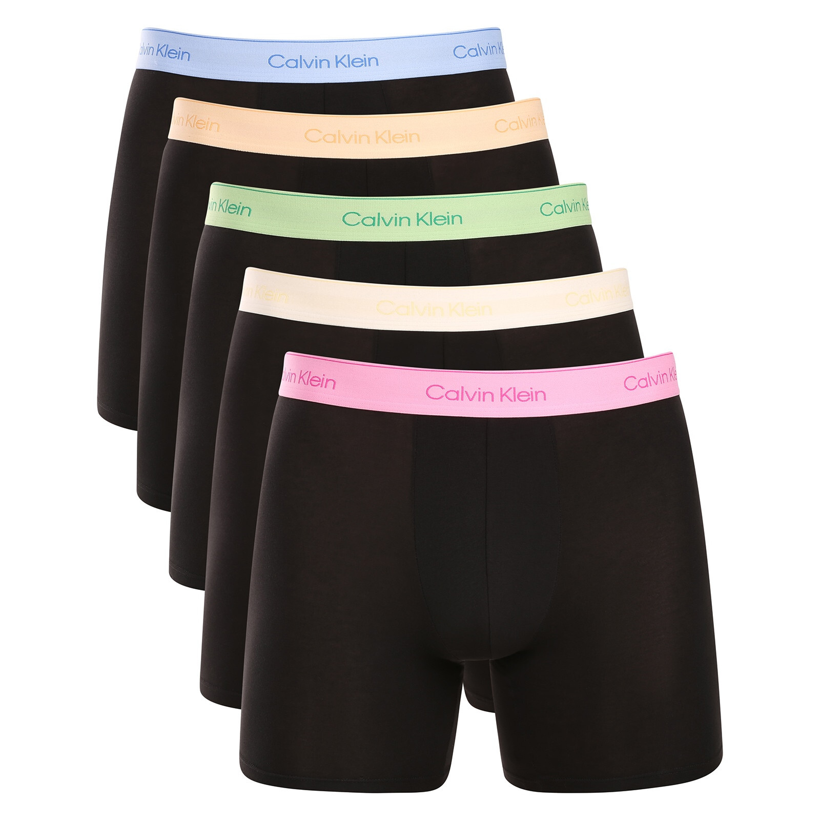 5PACK pánské boxerky Calvin Klein černé (NB4551-4X4) L, trenky / trenýrky
