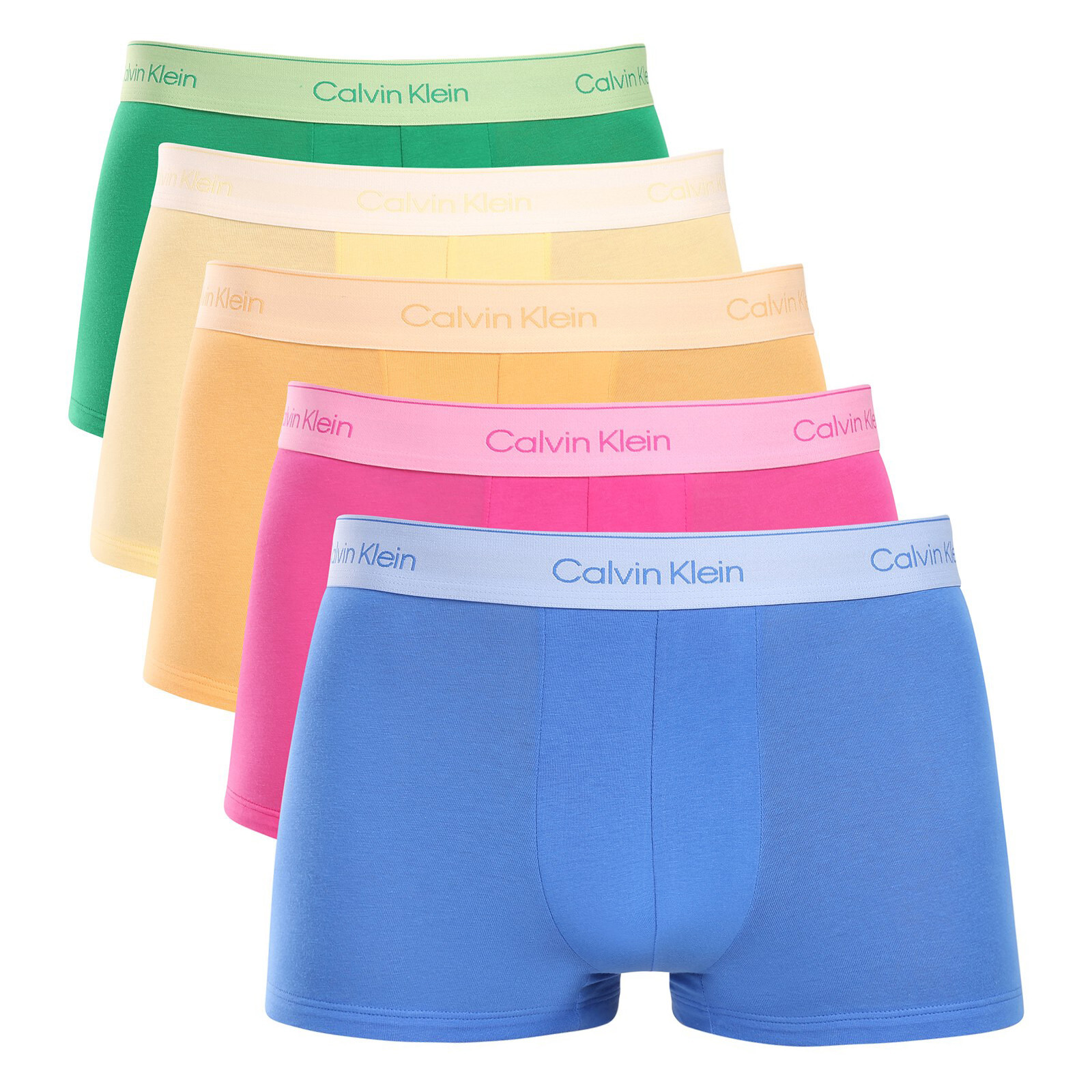 5PACK pánské boxerky Calvin Klein vícebarevné (NB4550-4WI) XXL, trenky / trenýrky