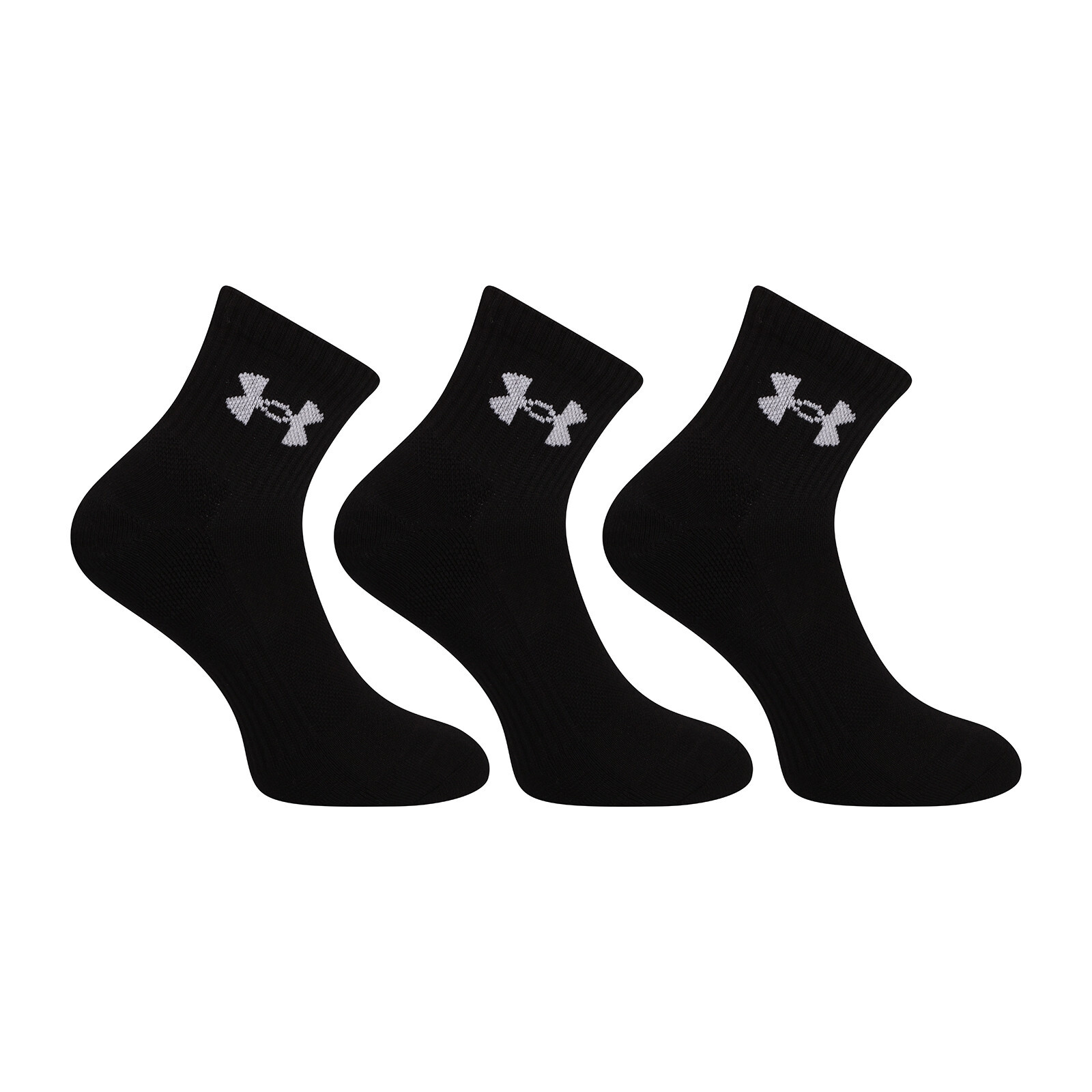 3PACK ponožky Under Armour černé (6009686 008) L