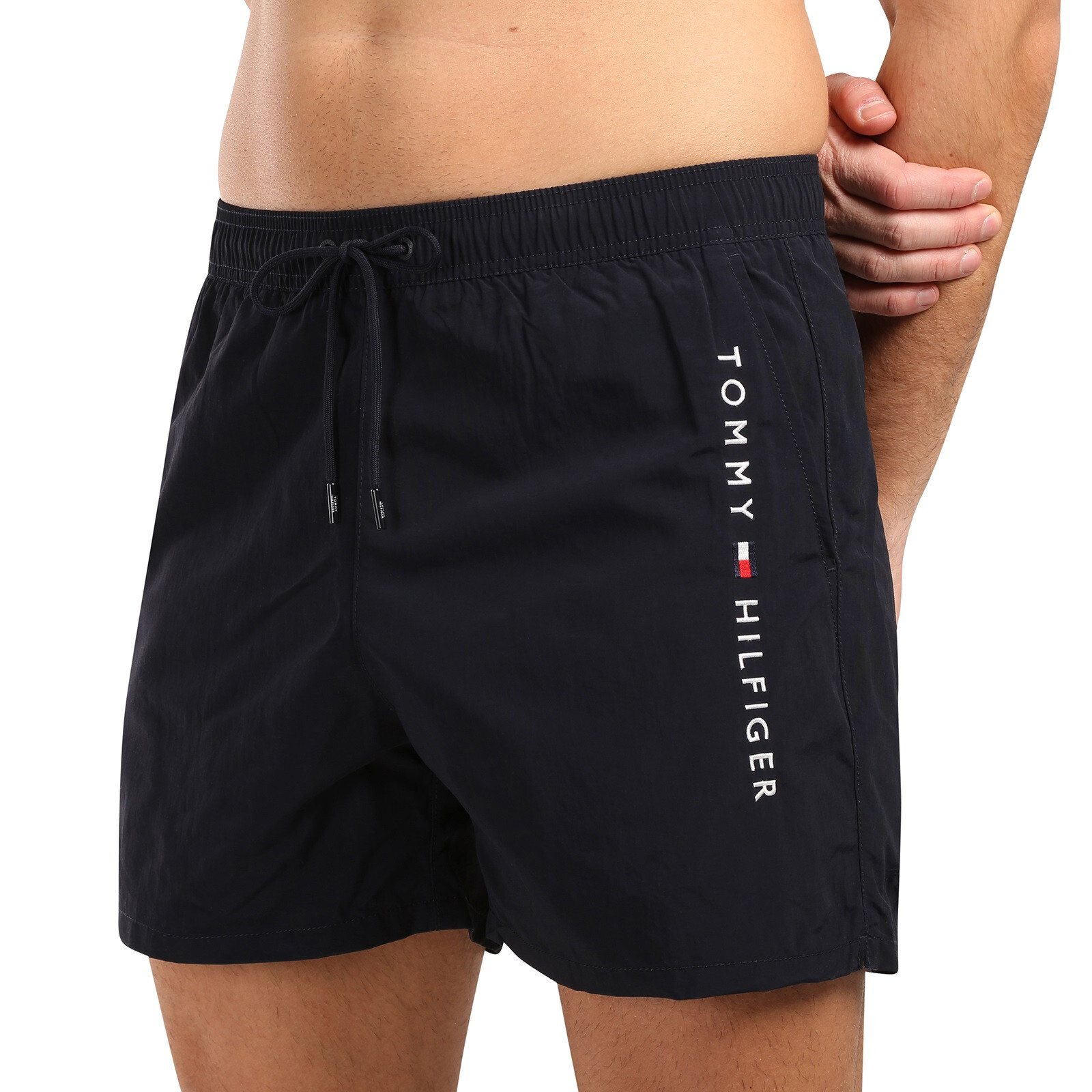 Pánské plavky Tommy Hilfiger černé (UM0UM03748 DW5) M