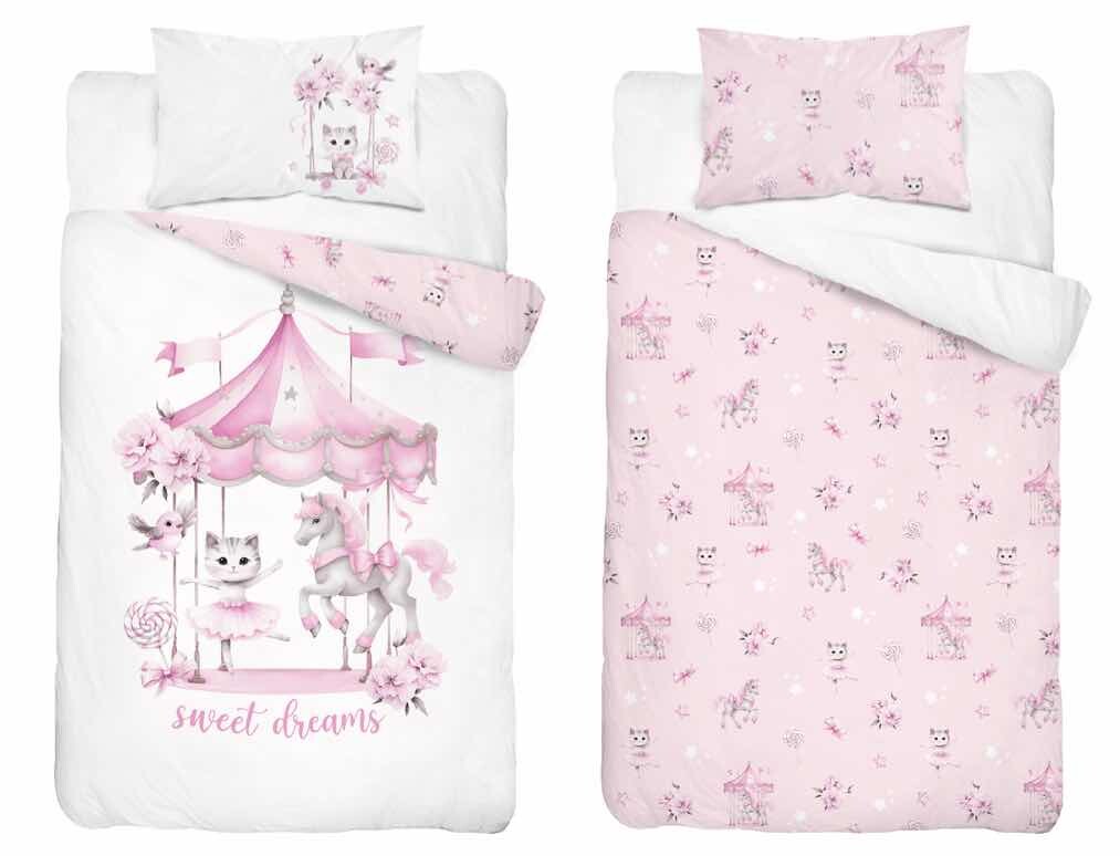 Detexpol Povlečení do postýlky 100x135 + 40x60 cm - Sladké sny