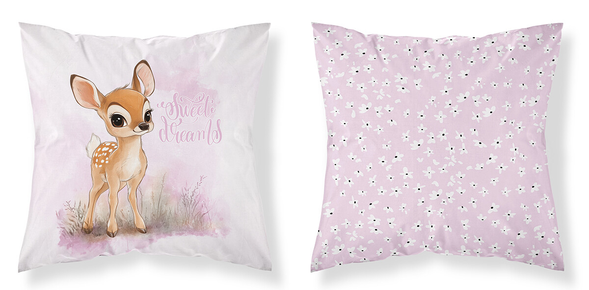 Detexpol Povlak na polštářek 40x40 cm - Roztomilý srneček