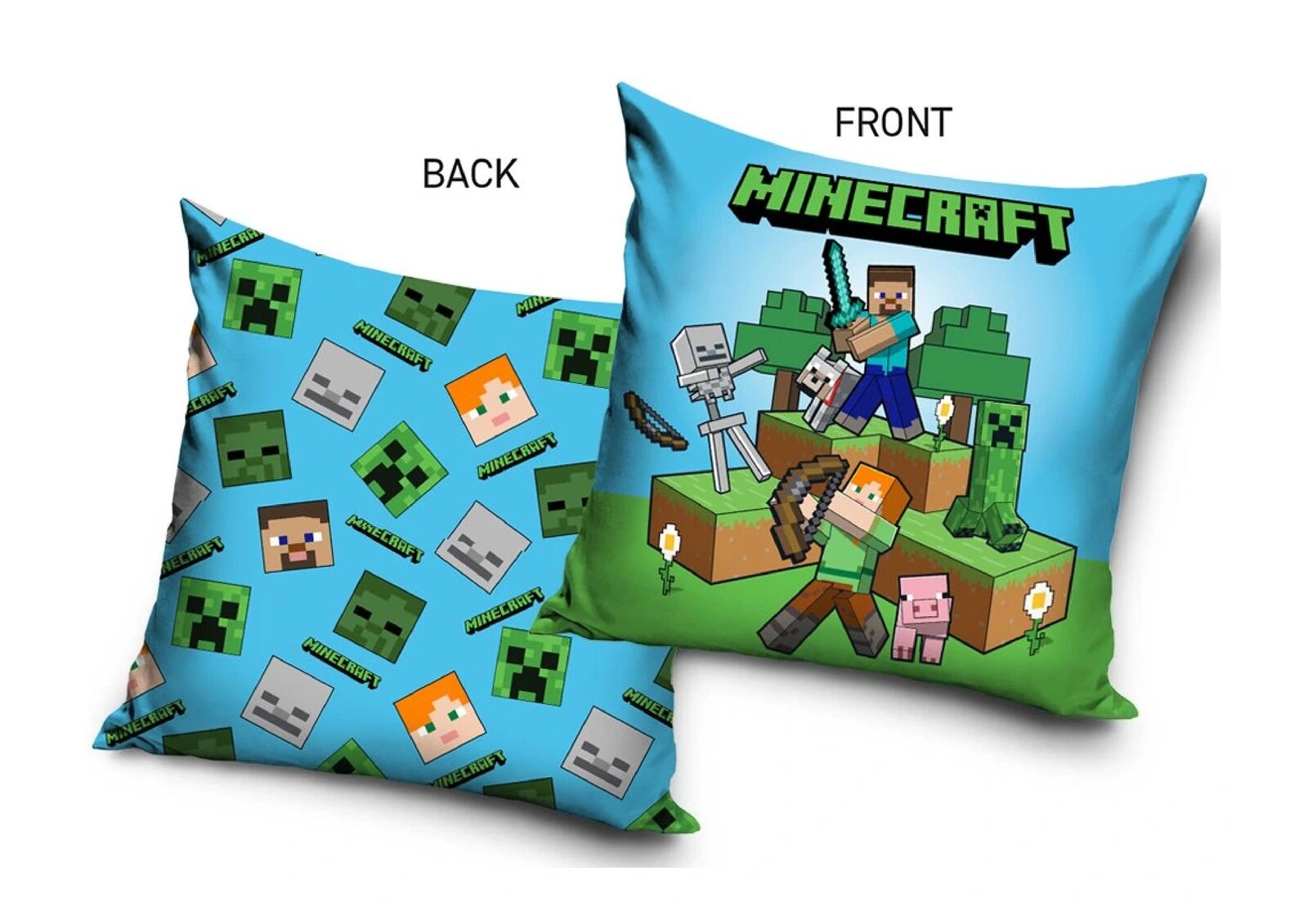 Carbotex Povlak na polštářek 40x40 cm - Minecraft 