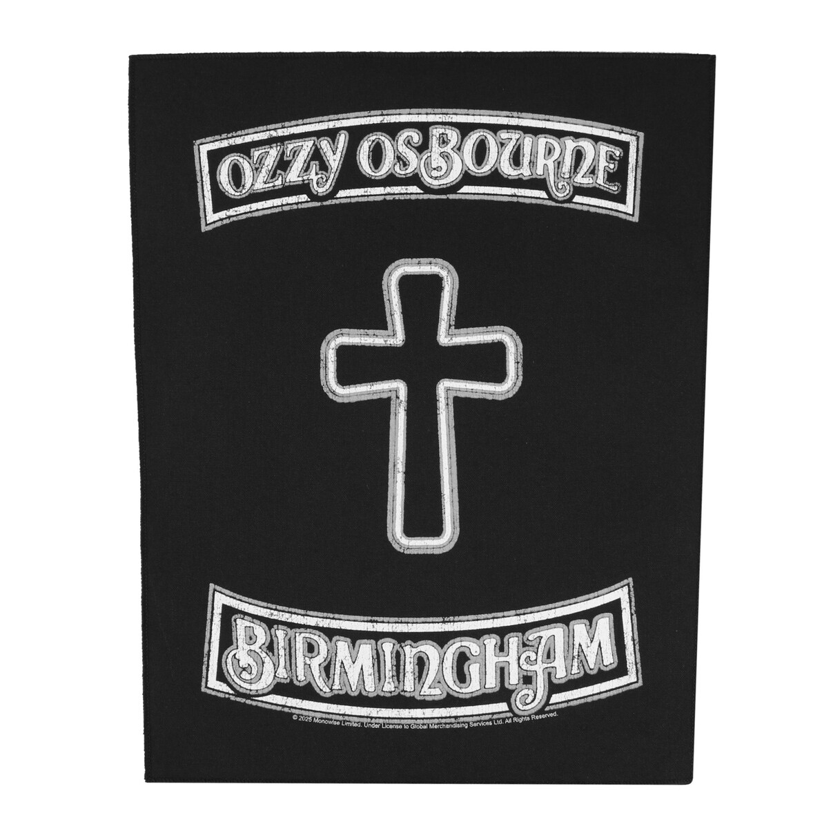 nášivka velká OZZY OSBOURNE - BIRMINGHAM - RAZAMATAZ