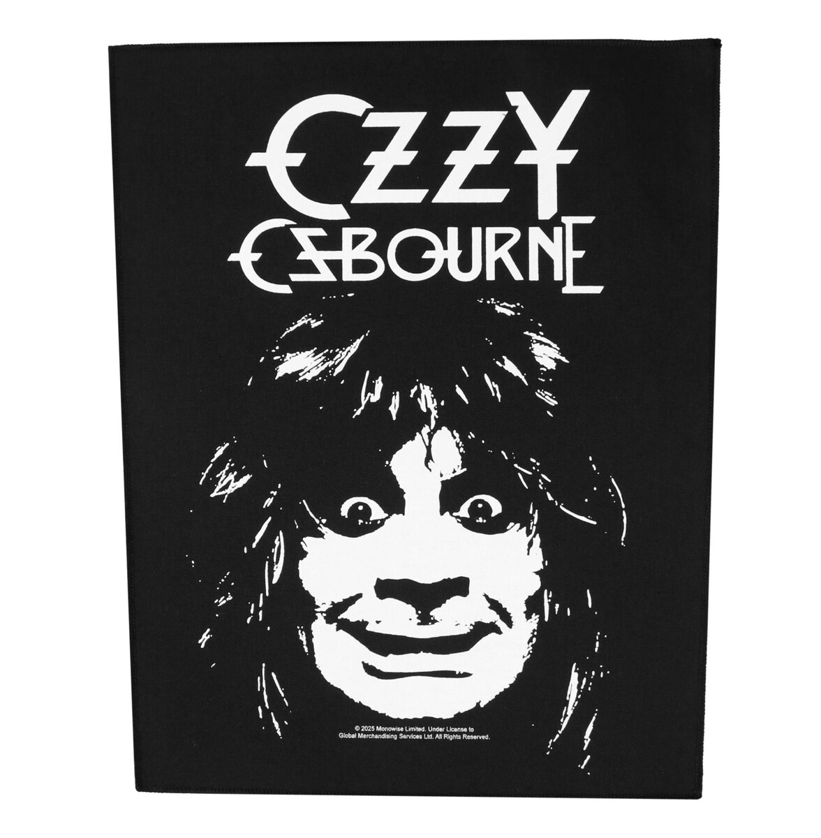 nášivka velká OZZY OSBOURNE - MADMAN - RAZAMATAZ