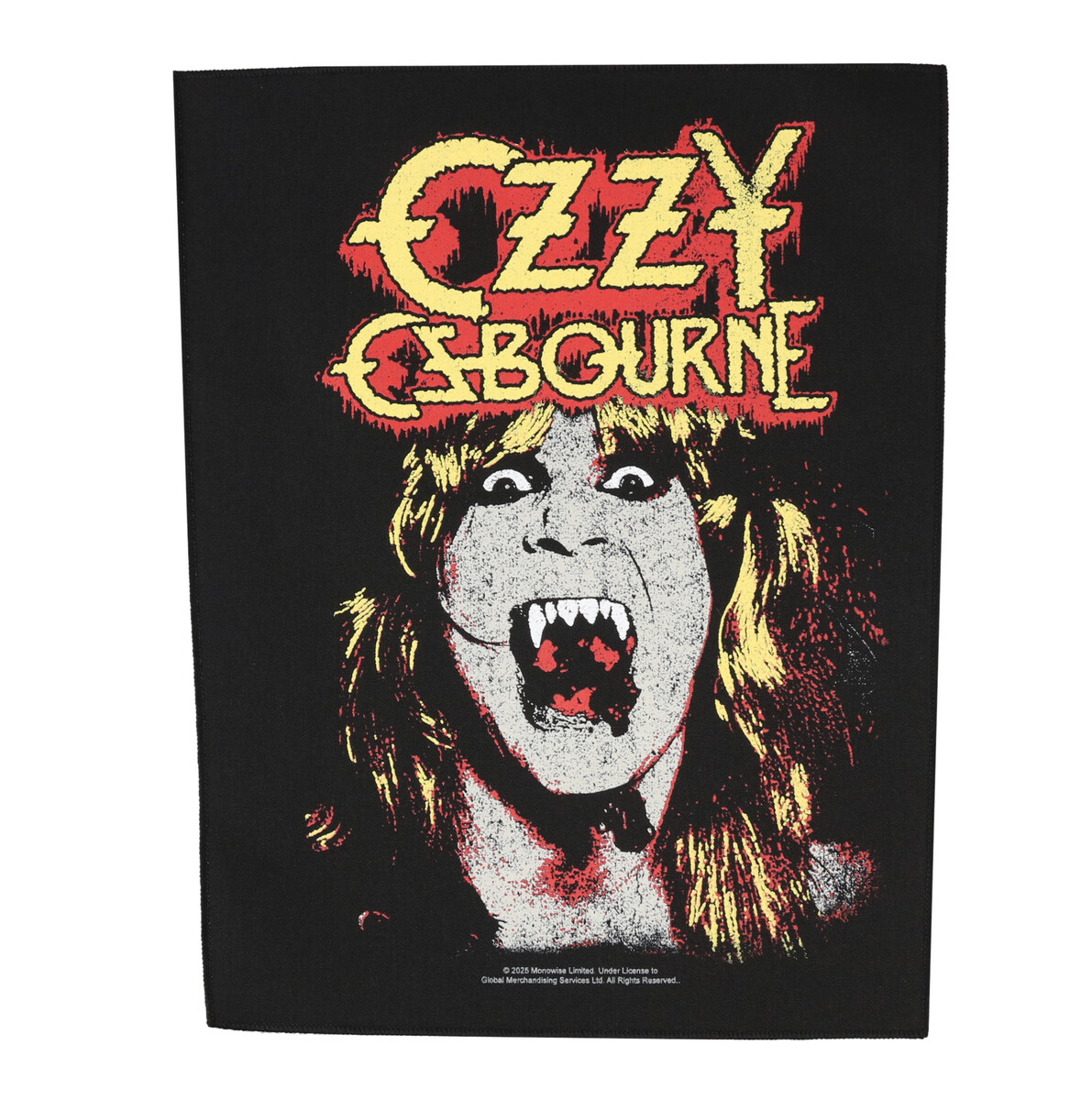 nášivka velká OZZY OSBOURNE - FANGS - RAZAMATAZ