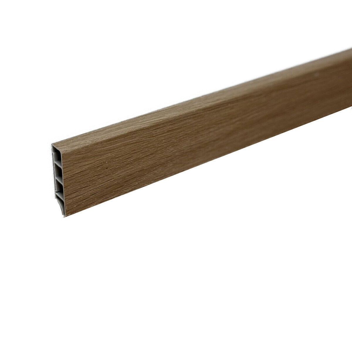 Soklová lišta SPC RIGID Jägerndorf 2 m, 2000x50x12 mm, hnědá, Egibi