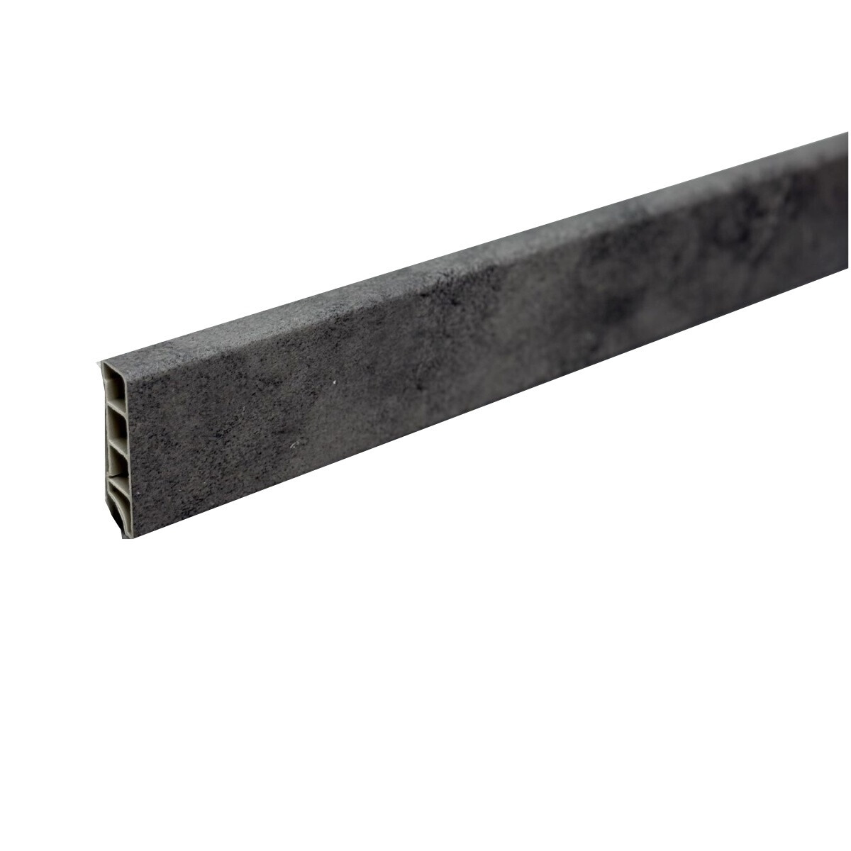 Soklová lišta SPC RIGID Nice grey 2 m, 2000x50x12 mm, šedá, Egibi