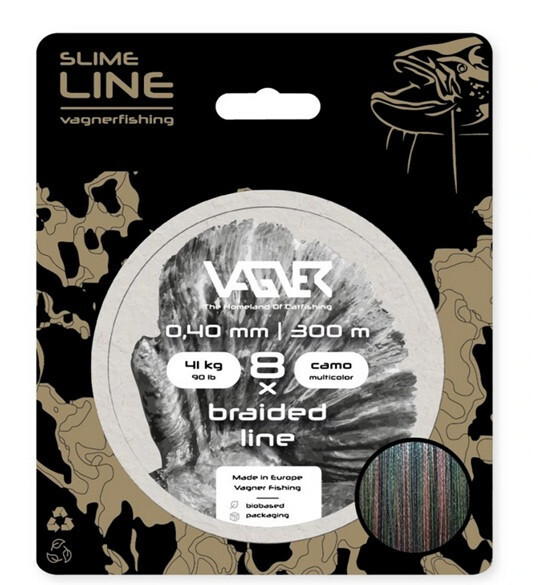 VAGNER Braided Line Camo Multicolor 0.50mm/52kg 300m