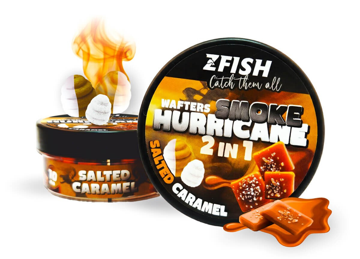 ZFISH Smoke Hurricane Wafters 2in1 Salted Caramel 30g