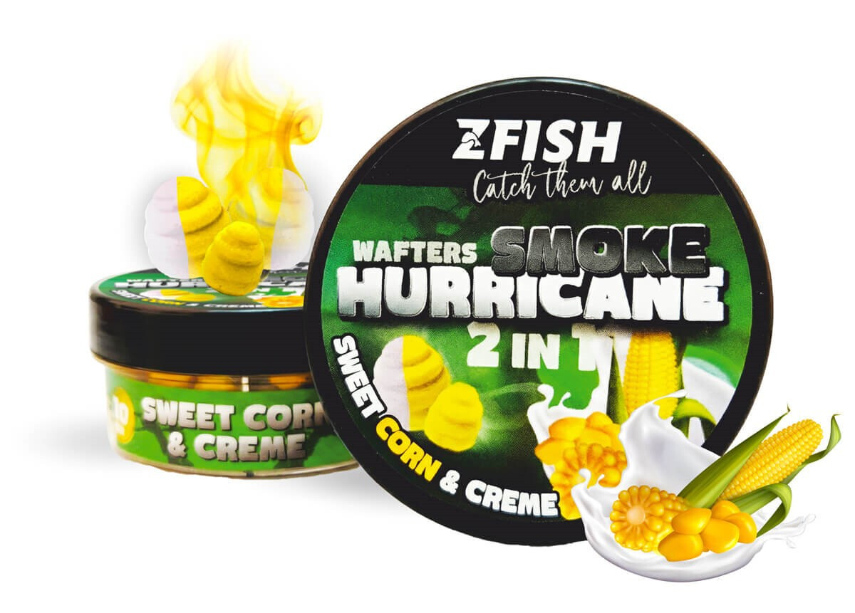 ZFISH Smoke Hurricane Wafters 2in1 Sweet Corn-Creme 30g