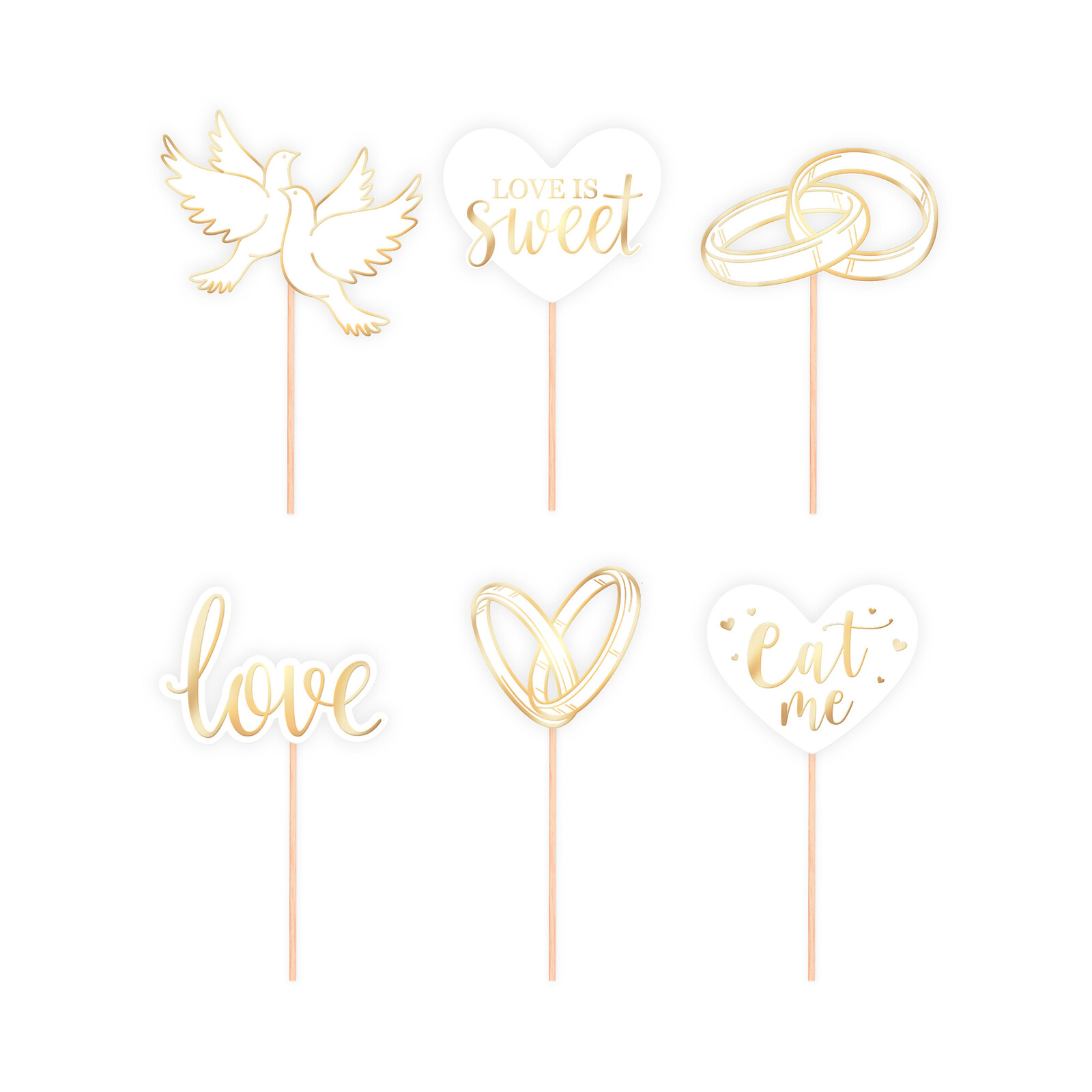 Zápich Svatba 12 ks Albi