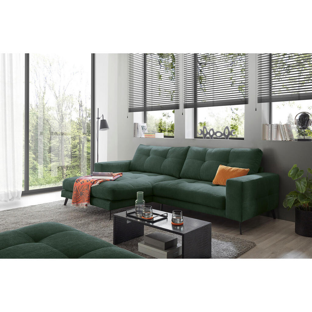 Livetastic ROHOVÁ SEDAČKA, textil, tmavě zelená