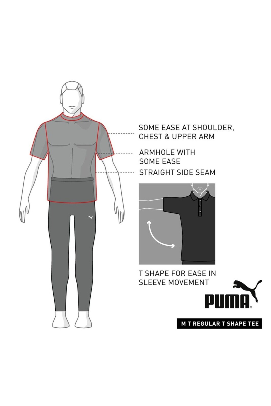 Puma pánské tričko Performance bílé