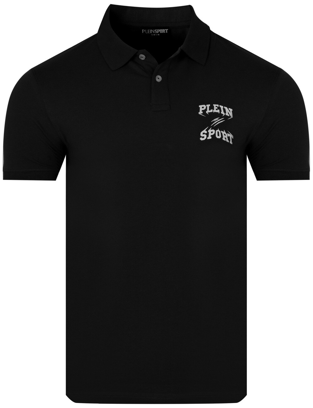 PLEIN SPORT - pánské polo PS25MPL01/02 ČERNÁ