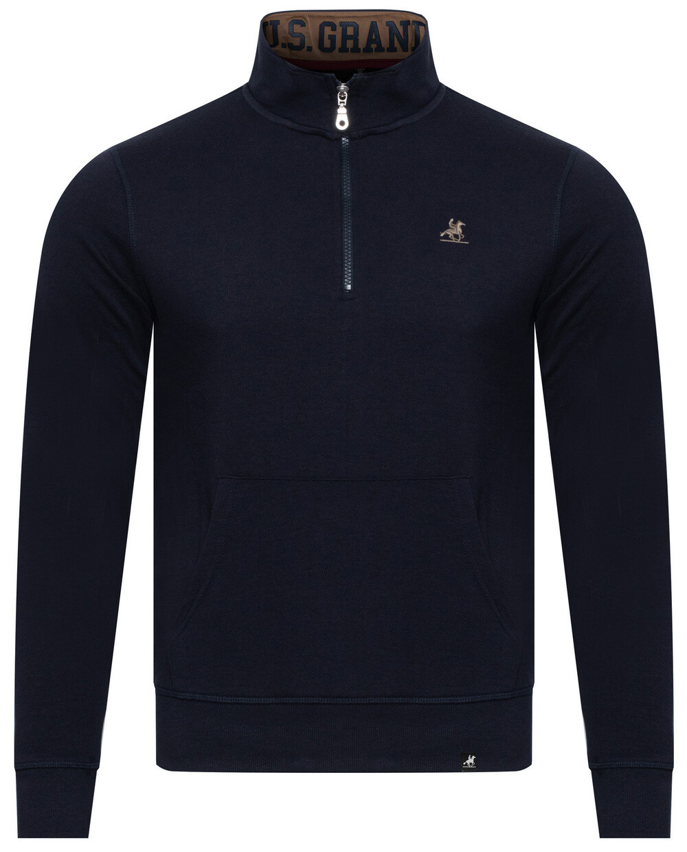US GRAND POLO - Mikina s polovičním zipem