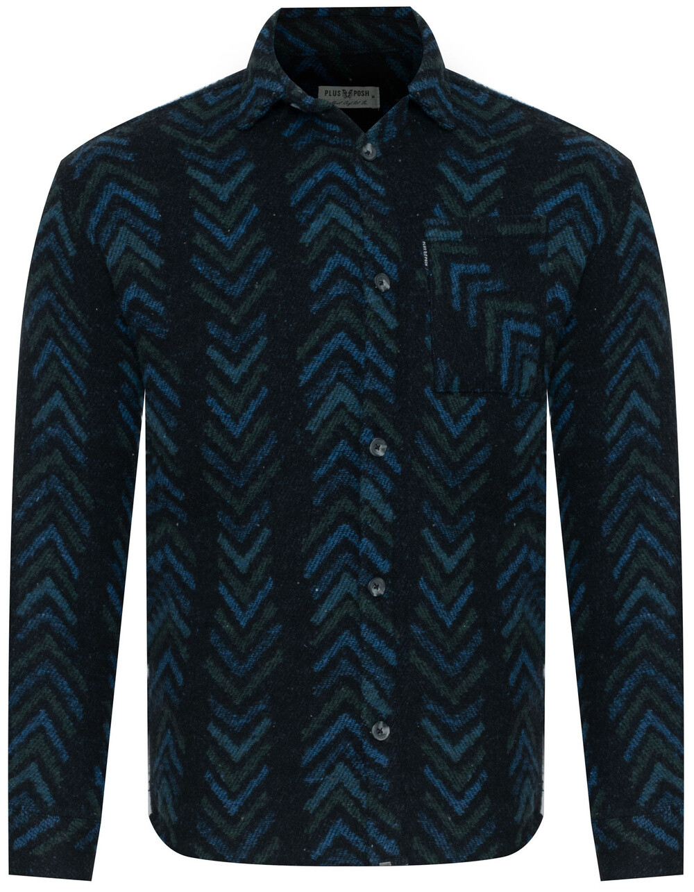 Plus size mikina POSH - černá