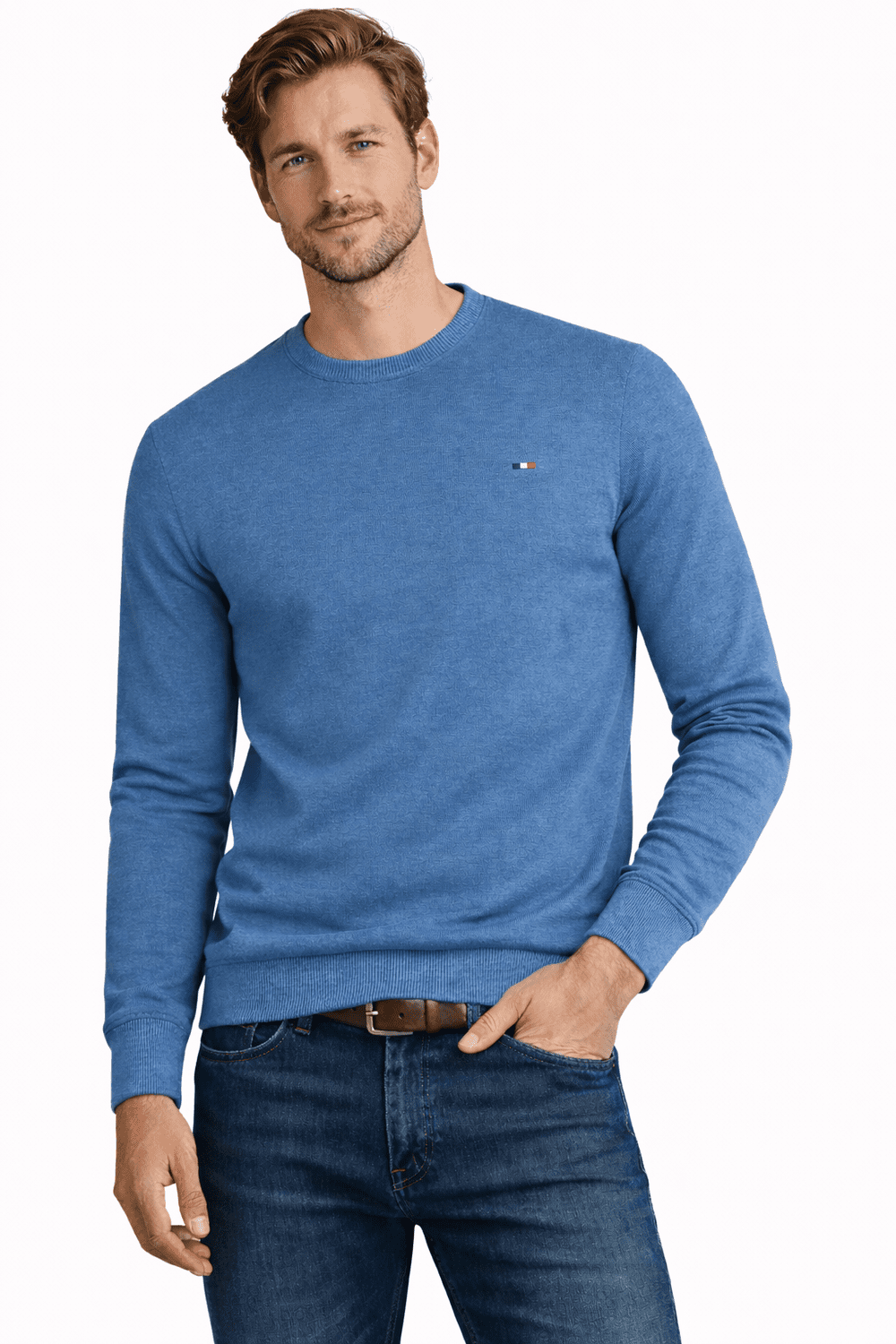 RWX - 0759 Oversized Triko Tyrkysové