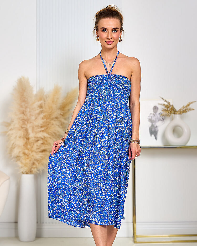 Dámské šaty po kolena s potiskem