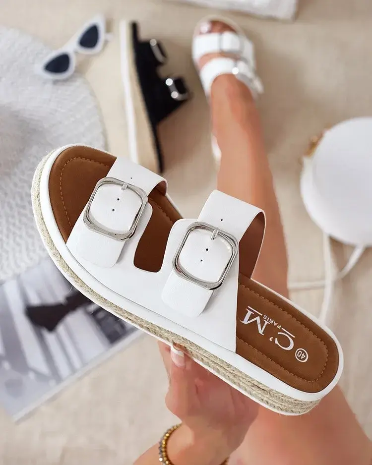 Dámské žabky s přezkami Ossfo