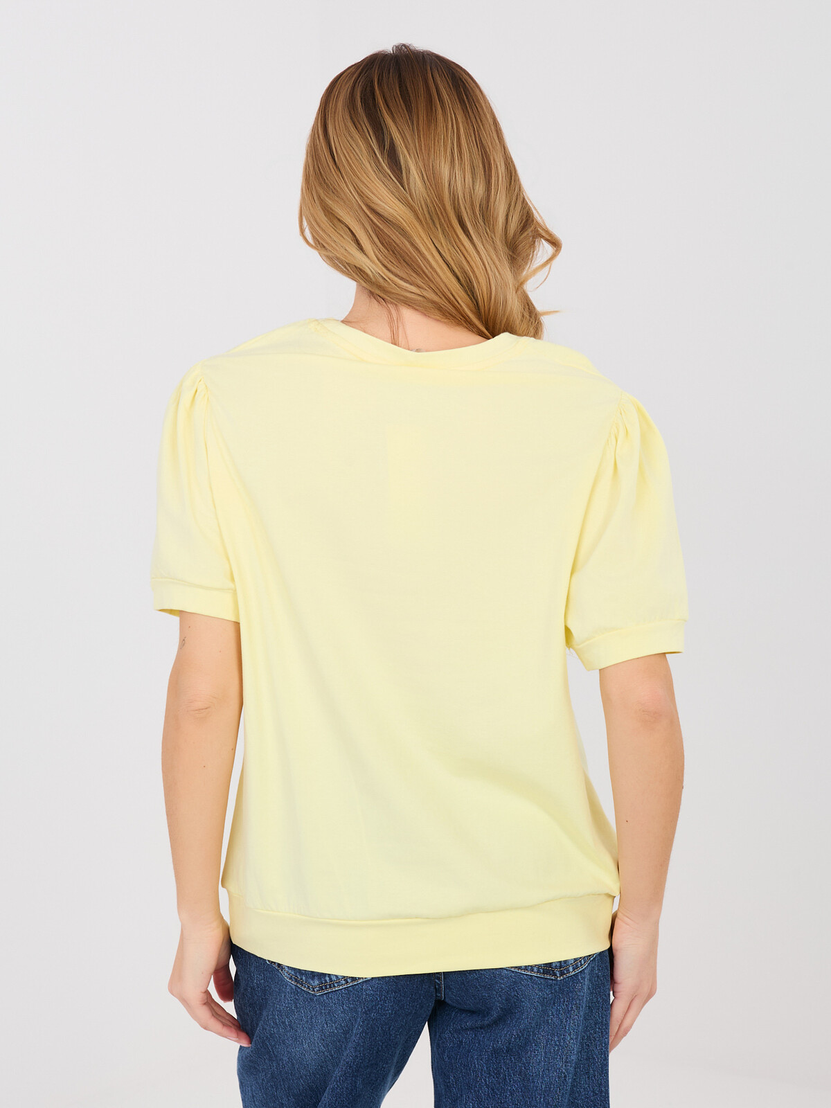 Pastelově žlutá dámská halenka