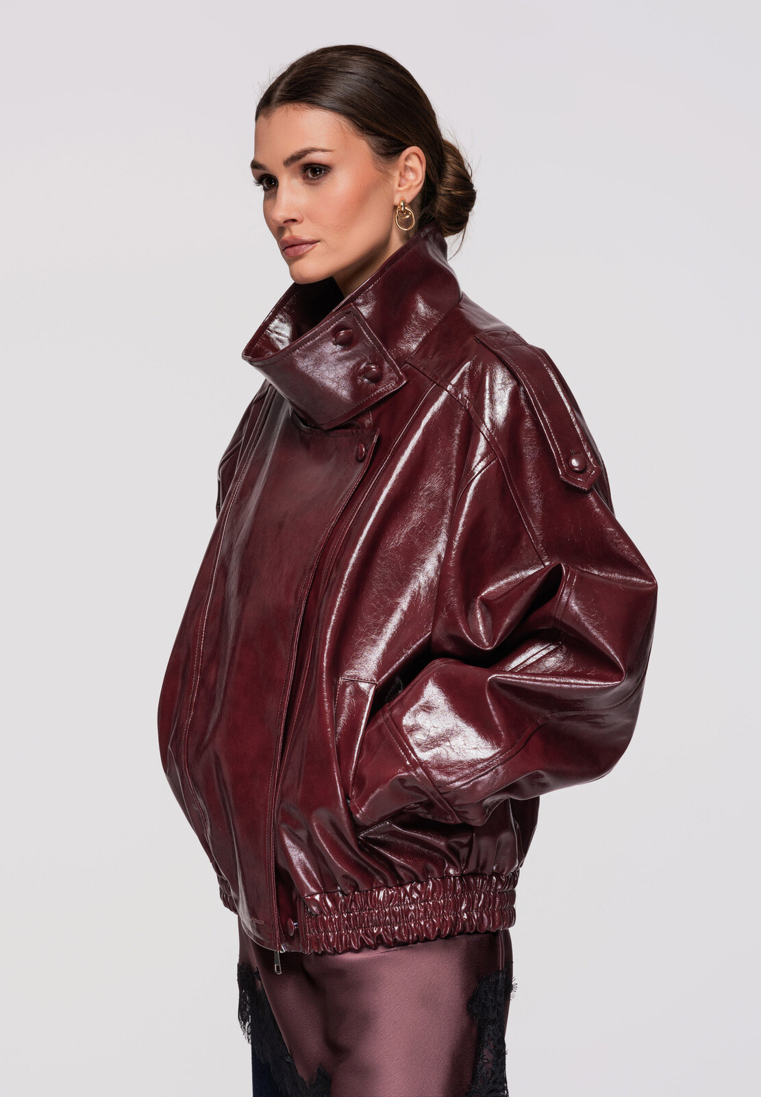 Dámská krátká trenčkotová bunda LARICA