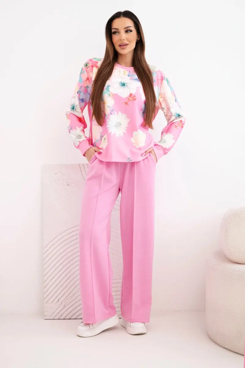 Dámský dvoudílný květinový set Kesi