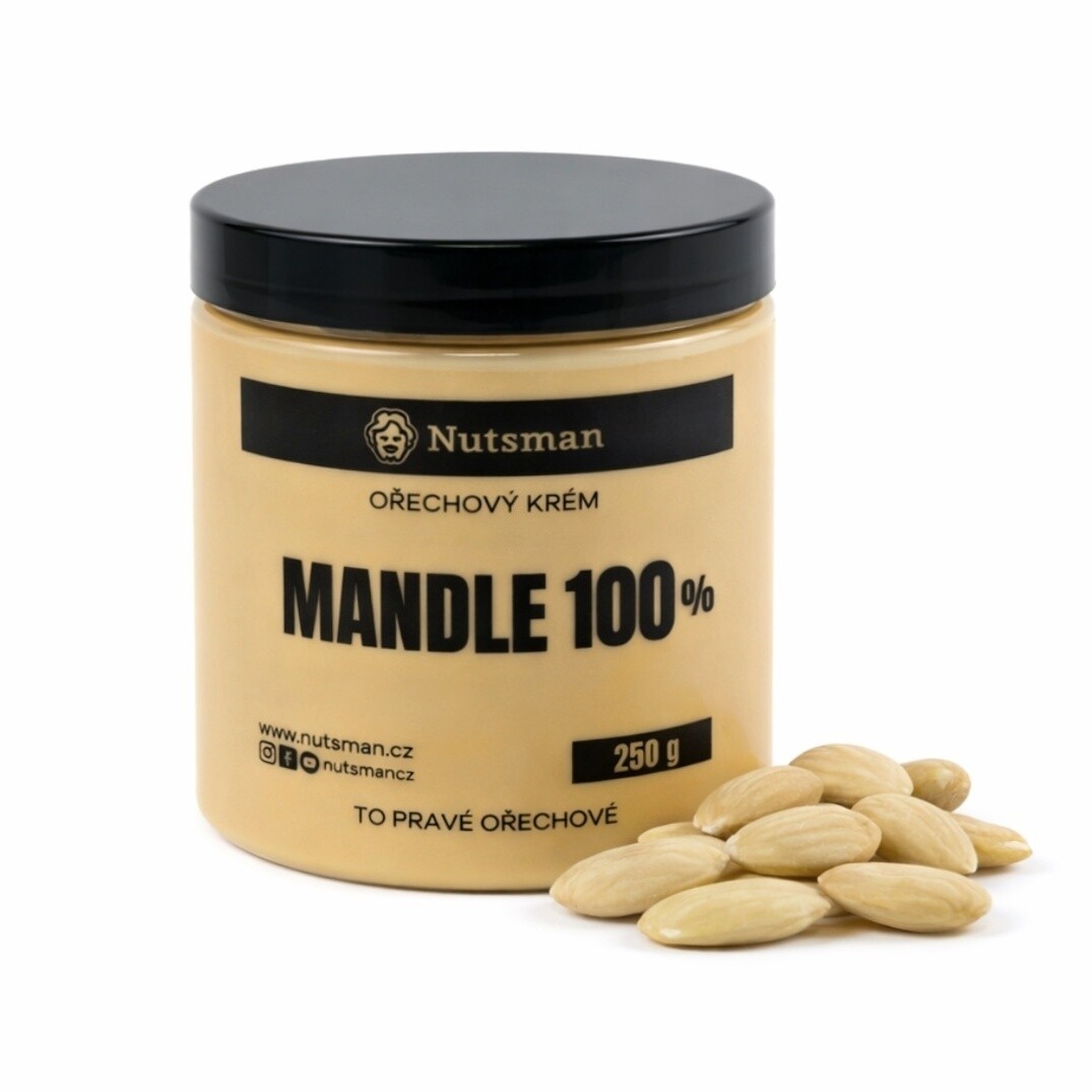 NUTSMAN Mandlový krém 100% 250 g