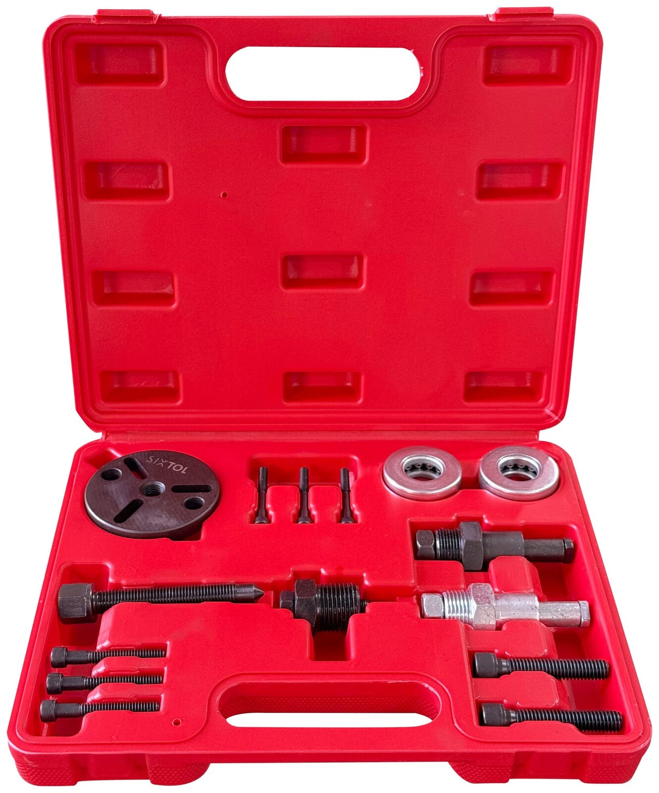 Sada na demontáž spojky kompresoru klimatizace MECHANIC AC SET 2, 15 ks SIXTOL
