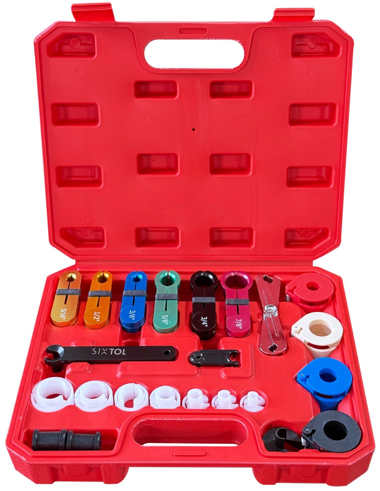 Sada odpojovačů paliva a klimatizace MECHANIC AC SET 1, 22 ks SIXTOL