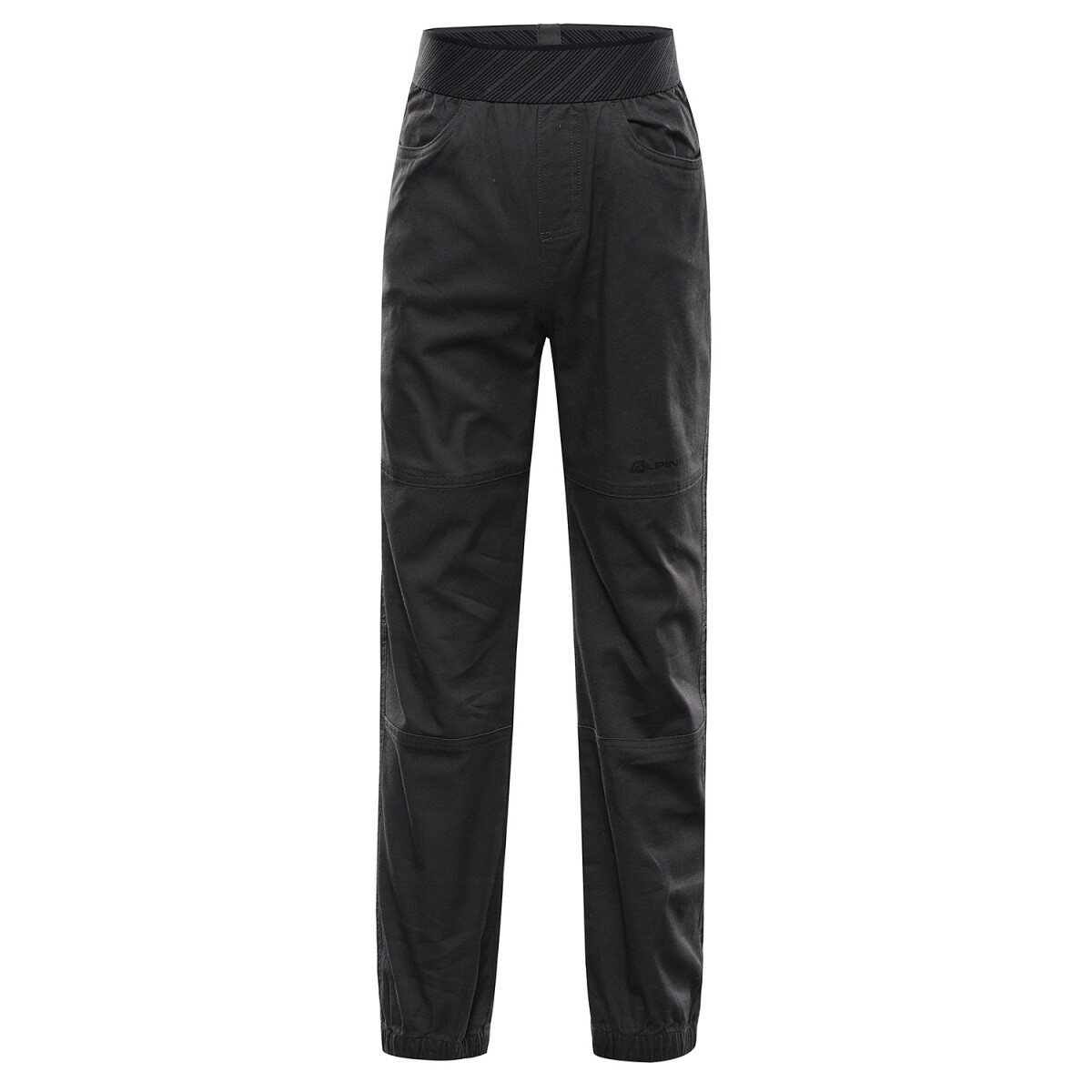 Dětské bavlněné kalhoty alpine pro zameno tmavě šedá 92-98