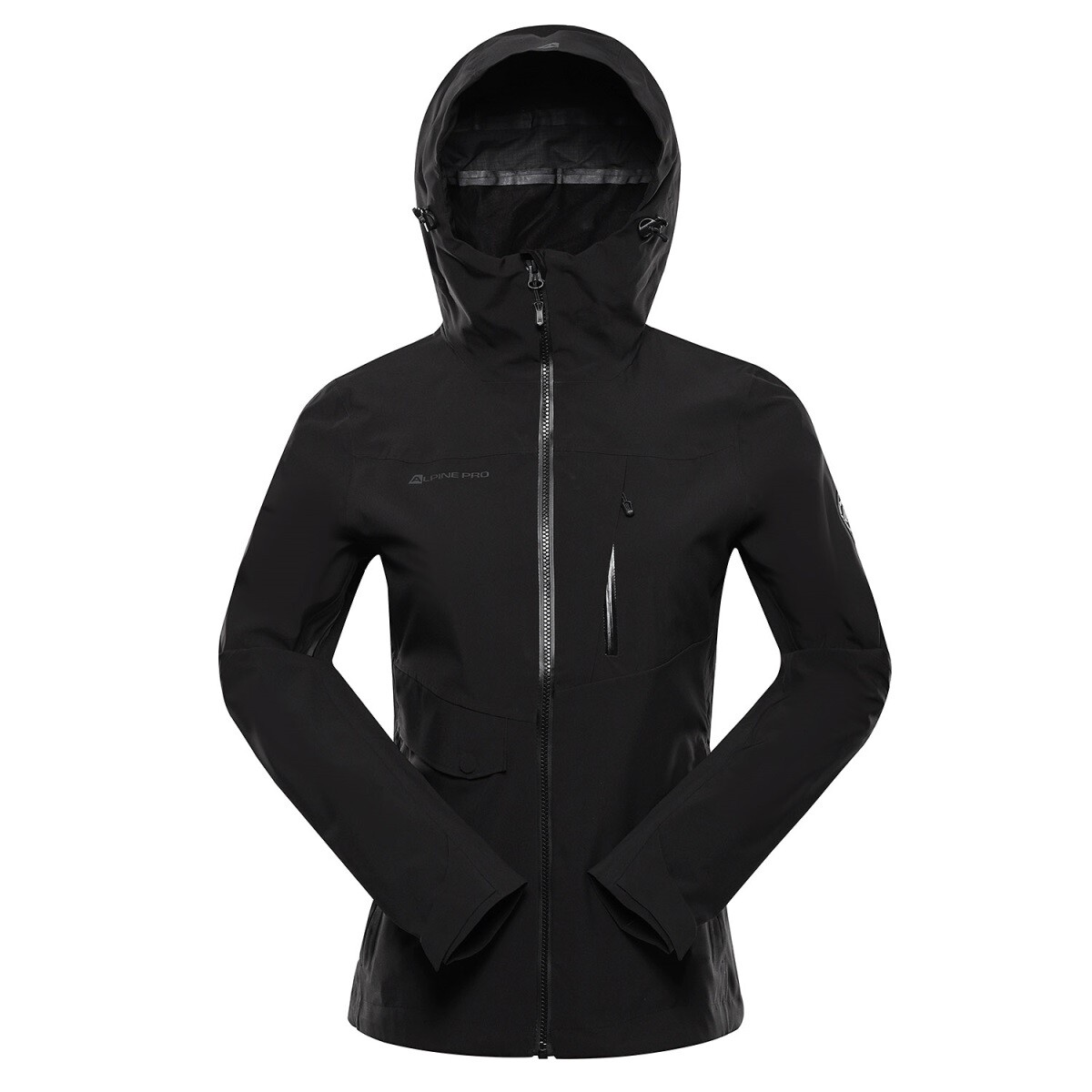 Dámská nepromokavá bunda s ptx membránou alpine pro zarra 2 černá m